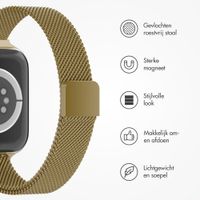 imoshion Slim Milanees bandje Apple Watch Series 1 - 9 / SE (38/40/41 mm) | Series 10 / 11 (42 mm) - Goud