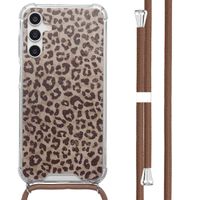 imoshion Design hoesje met koord Samsung Galaxy A15 (5G) - Leopard Mood