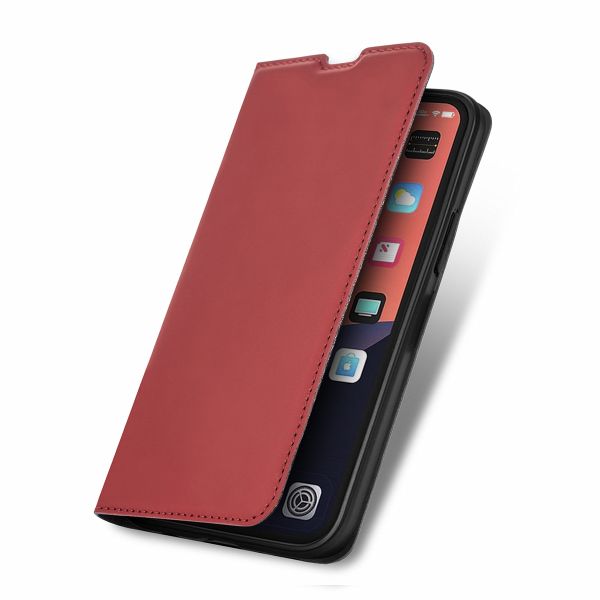 imoshion Slim Folio Bookcase iPhone 13 Pro Max - Rood