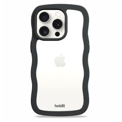 Holdit Wavy Case Apple iPhone 15 Pro Max - Black / Transparent