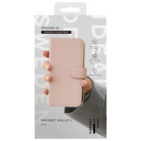 iDeal of Sweden Magnet Wallet+ Bookcase Apple iPhone 16 - Pink