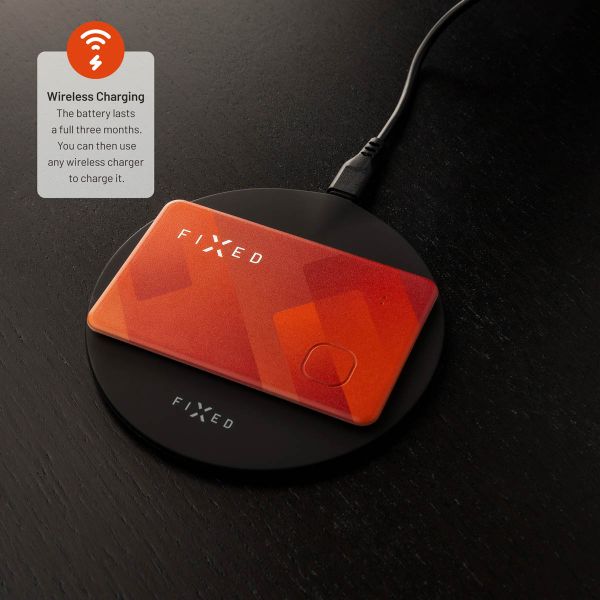 Fixed Tag Card - Bluetooth Tracker voor iOS - Oranje