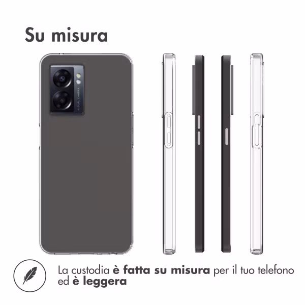 Accezz Clear Backcover Oppo A77 - Transparant