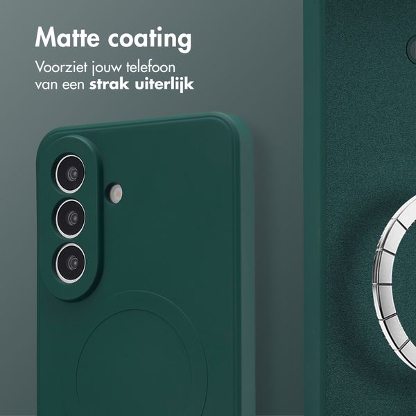 imoshion Color Backcover met MagSafe Samsung Galaxy A57 (5G) - Donkergroen