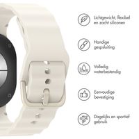 imoshion Wave Siliconenband Samsung Galaxy Watch 8 (40/44mm) / Classic (46mm) - Sterrenlicht