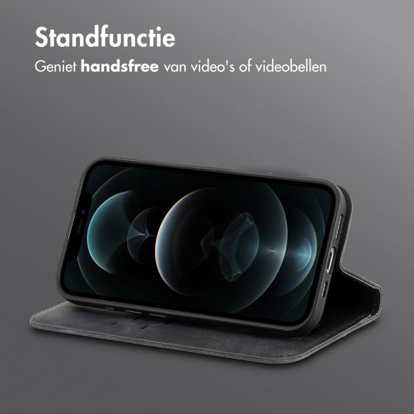 imoshion Slim Bookcase Apple iPhone 12 (Pro) - Zwart