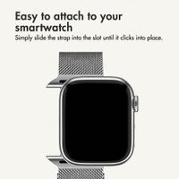 imoshion Milanese Magnetic Band Apple Watch | 38/40/41/42 mm - Silver