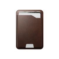 Nomad Horween Leather Mag Wallet met Apple Find My Tracking - Rustic Brown