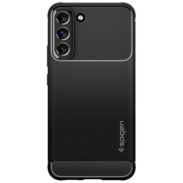 Spigen Rugged Armor Backcover Samsung Galaxy S22 - Zwart