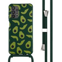 imoshion Siliconen design hoesje met koord Samsung Galaxy A13 (4G) - Avocado Green