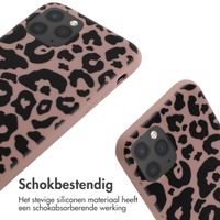 imoshion Siliconen design hoesje met koord iPhone 11 Pro - Animal Pink