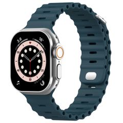 Accezz Ocean bandje Apple Watch Series 1 - 9 / SE (38/40/41 mm) | Series 10 / 11 (42 mm) - Abyss Blue