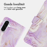 imoshion Design Bookcase Samsung Galaxy A26 - Purple Marble