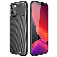imoshion Carbon Softcase Backcover Apple iPhone 12 Pro Max - Zwart