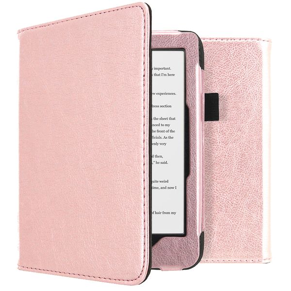 imoshion Vegan Leather Bookcase Kobo Clara HD - Rosé Goud