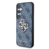Guess 4G Metal Logo Backcover Samsung Galaxy S25 - Blauw