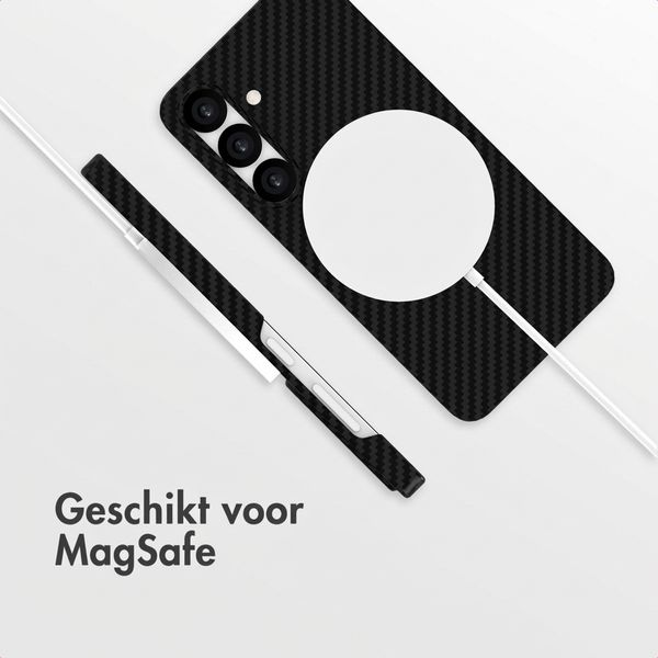 Accezz MagSafe Kevlar® Backcover Samsung Galaxy S25 Plus - Zwart