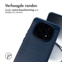 imoshion Brushed Backcover Xiaomi Redmi Note 15 Pro Plus (5G) - Donkerblauw