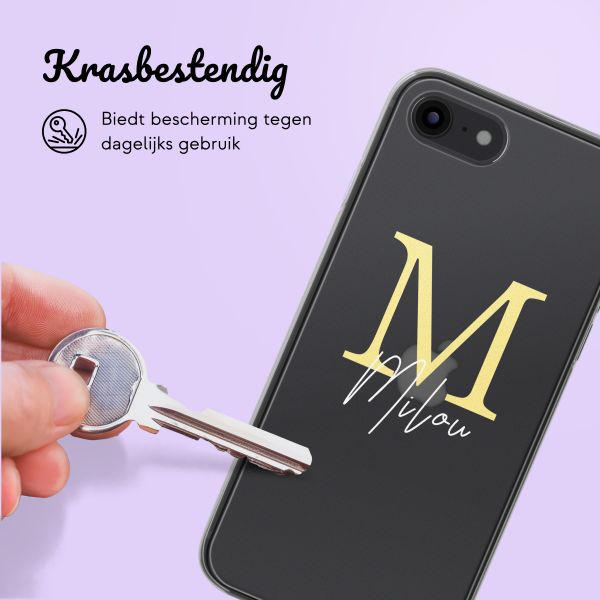 Hoesje met eigen foto en/of tekst Apple iPhone SE (2022 / 2020) / 8 / 7 - Letter