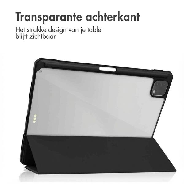 imoshion Trifold Hardcase Bookcase Apple iPad Pro 12.9 (2018/2020/2021/2022) - Zwart