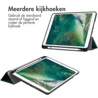 imoshion Trifold Bookcase iPad 6 (2018) 9.7 inch / iPad 5 (2017) 9.7 inch / Air 2 (2014) /Air 1 (2013) - Donkergroen