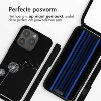 imoshion Siliconen design hoesje met koord Apple iPhone 15 Pro - Dandelion Black