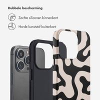 Selencia Vivid Backcover Apple iPhone 13 Pro - Art Wave Black