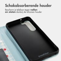 imoshion Design Bookcase Samsung Galaxy S23 - Cherry Check