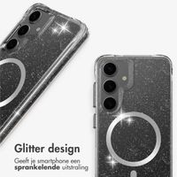 imoshion Glitter Backcover met MagSafe Samsung Galaxy S25 Plus - Zilver