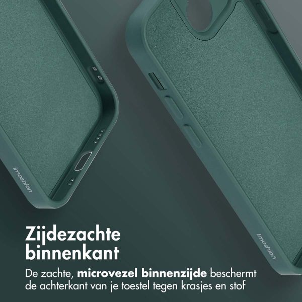 imoshion Color Backcover met MagSafe Apple iPhone 13 Mini - Donkergroen