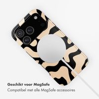 Selencia Vivid Backcover met MagSafe Apple iPhone 17 Pro - Art Wave Black