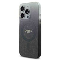 Guess MagSafe IML Glitter Gradient Case iPhone 16 Pro Max - Black