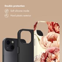 Selencia Vivid Back Cover Apple iPhone 13 - Vintage Peony