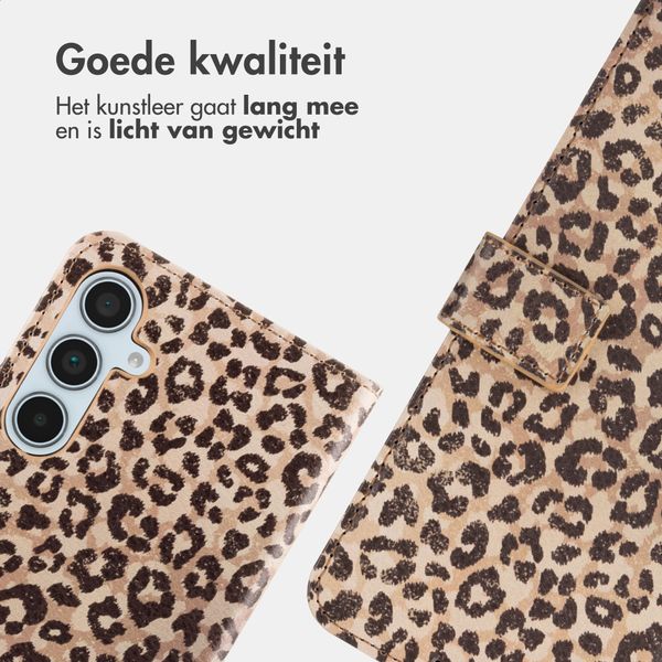 imoshion Design Bookcase Samsung Galaxy A35 - Leopard Mood