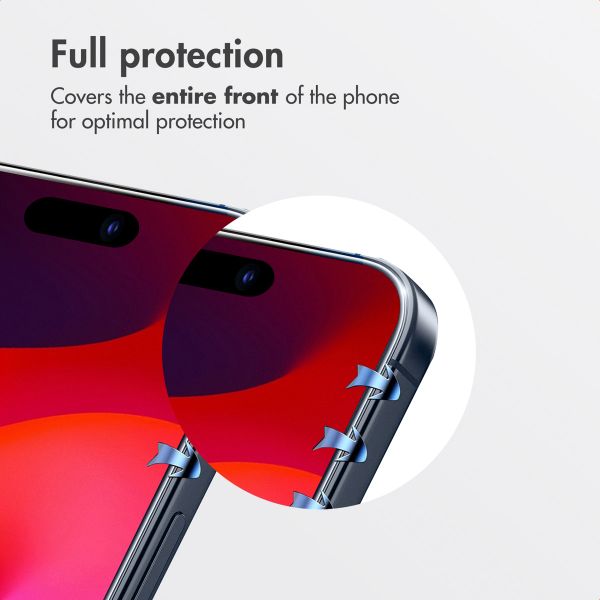 Accezz Tempered Glass Screen Protector + Applicator Apple iPhone 17 Pro