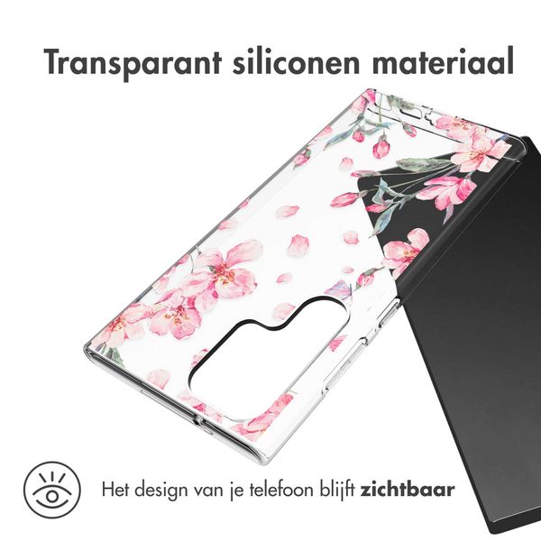 imoshion Design hoesje Samsung Galaxy S23 Ultra - Blossom Watercolor