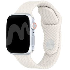 imoshion Siliconen geweven bandje Apple Watch | 38/40/41/42 mm - Sterrenlicht