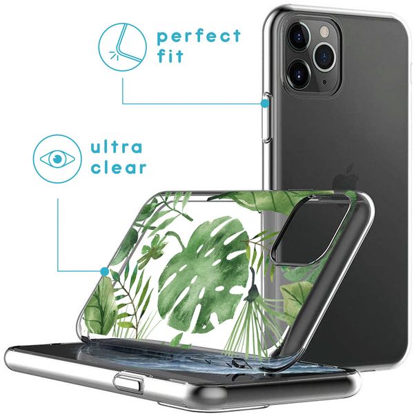 imoshion Design hoesje iPhone 11 Pro - Bladeren - Groen