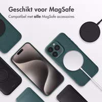 imoshion Color Backcover met MagSafe Apple iPhone 15 Pro Max - Donkergroen