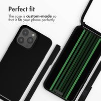 imoshion Silicone Case with Strap Apple iPhone 15 Pro Max - Black