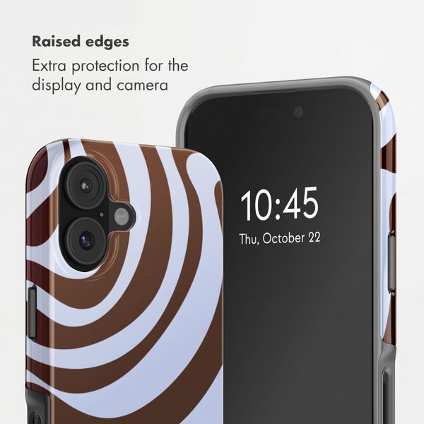 Selencia Vivid Back Cover Apple iPhone 17 - Dream Swirl Chocolate