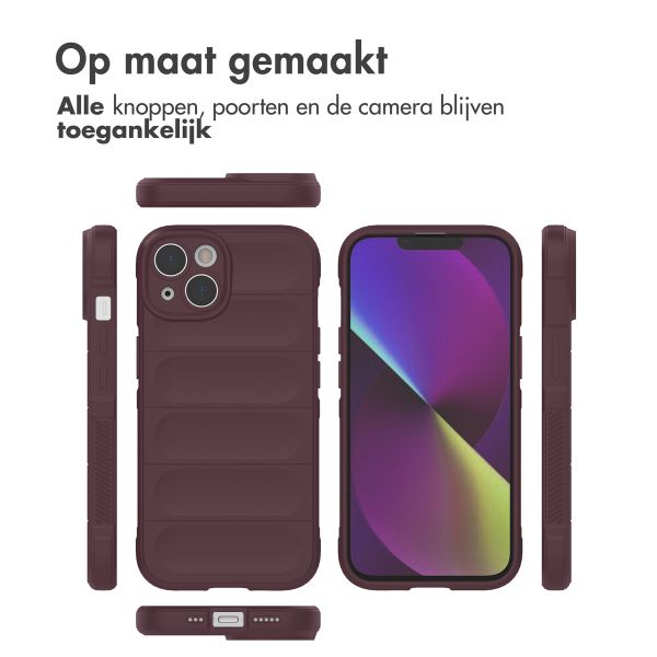 imoshion EasyGrip Backcover iPhone 14 - Aubergine