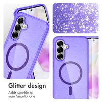 imoshion Sparkle Backcover met MagSafe Samsung Galaxy A56 - Glitter Paars