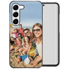 Ontwerp je eigen Samsung Galaxy S23 hardcase hoesje - Zwart