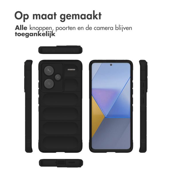 imoshion EasyGrip Backcover Xiaomi Redmi Note 13 Pro Plus (5G) - Zwart