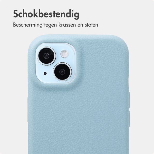 imoshion Texture Backcover Apple iPhone 15 - Lichtblauw