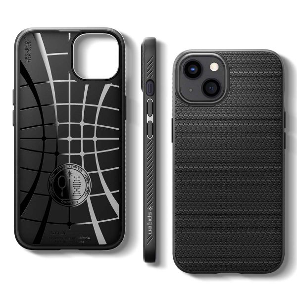 Spigen Liquid Air™ Backcover iPhone 13 - Zwart