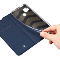 Dux Ducis Slim Softcase Bookcase Motorola One Hyper - Blauw
