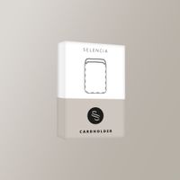 Selencia Croco Pashouder met MagSafe - Choco Brown