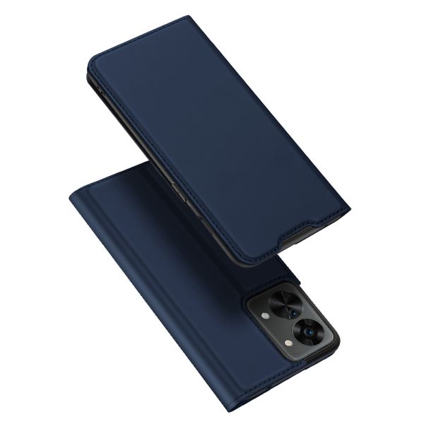 Dux Ducis Slim Softcase Bookcase OnePlus Nord 2T - Blauw